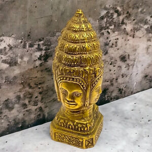 Brass Mukhalingam Buddha Hindu India Indian Statue Figure Alex Gray Style